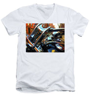 Painting Cold Chrome New York - Men's V-Neck T-Shirt