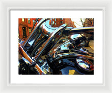 Painting Cold Chrome New York - Framed Print