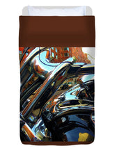 Painting Cold Chrome New York - Duvet Cover