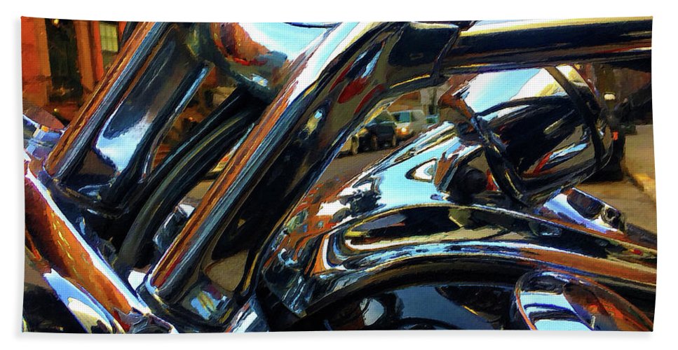 Painting Cold Chrome New York - Beach Towel