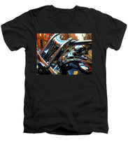 Painting Cold Chrome New York - Men's V-Neck T-Shirt