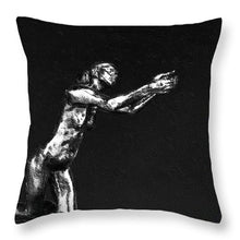 Painting Of The Implorer - Throw Pillow