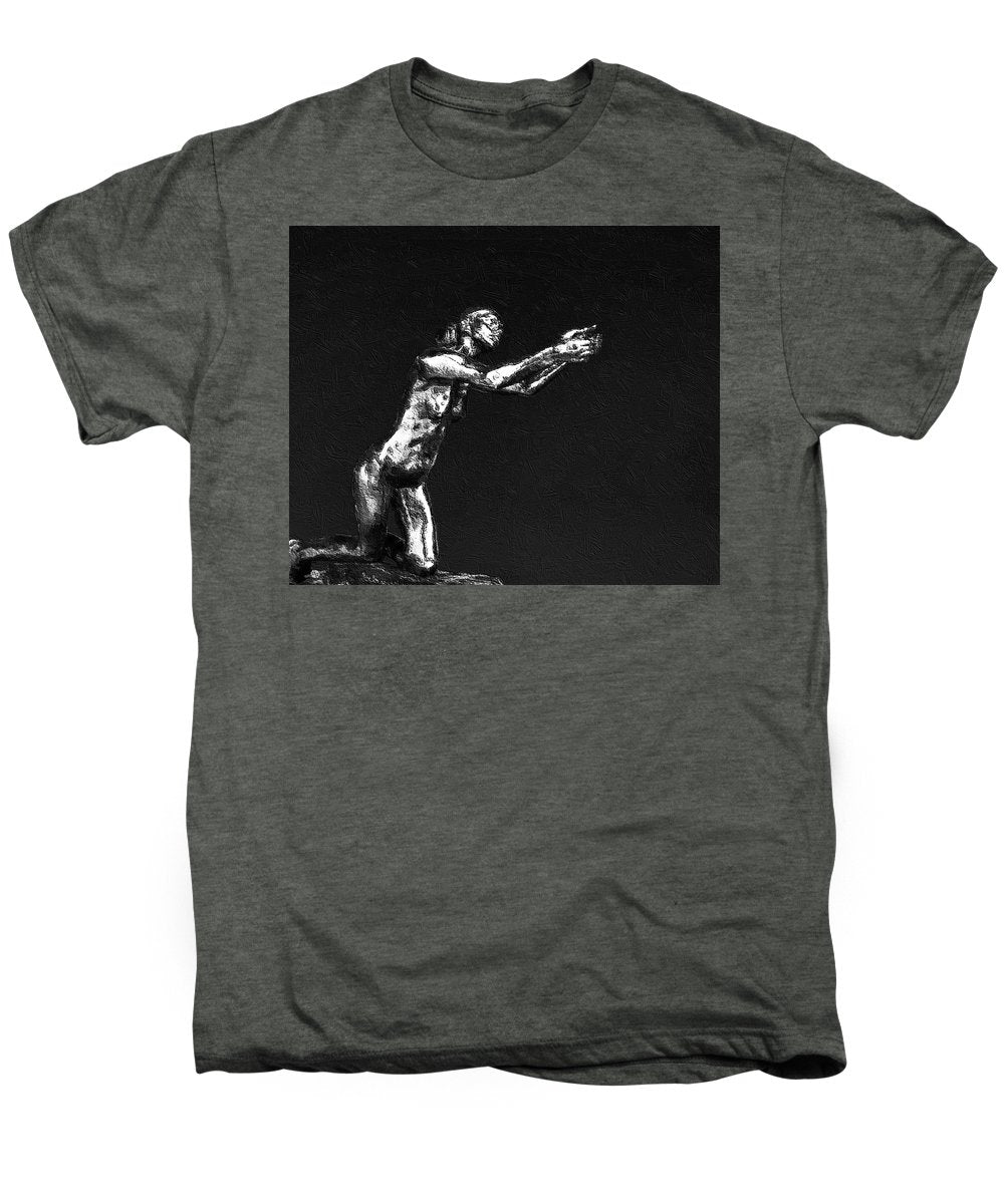 Painting Of The Implorer - Men's Premium T-Shirt