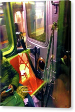 Painting On The New York City Subway - Canvas Print