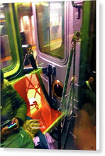 Painting On The New York City Subway - Canvas Print