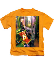 Painting On The New York City Subway - Kids T-Shirt