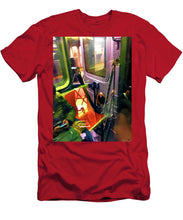 Painting On The New York City Subway - Men's T-Shirt (Athletic Fit)