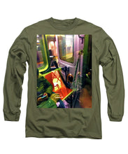 Painting On The New York City Subway - Long Sleeve T-Shirt