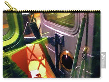 Painting On The New York City Subway - Carry-All Pouch