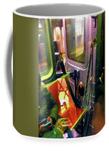 Painting On The New York City Subway - Mug