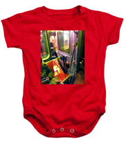 Painting On The New York City Subway - Baby Onesie