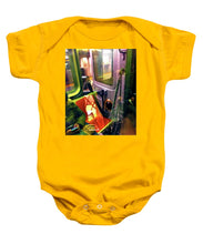 Painting On The New York City Subway - Baby Onesie