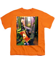 Painting On The New York City Subway - Youth T-Shirt
