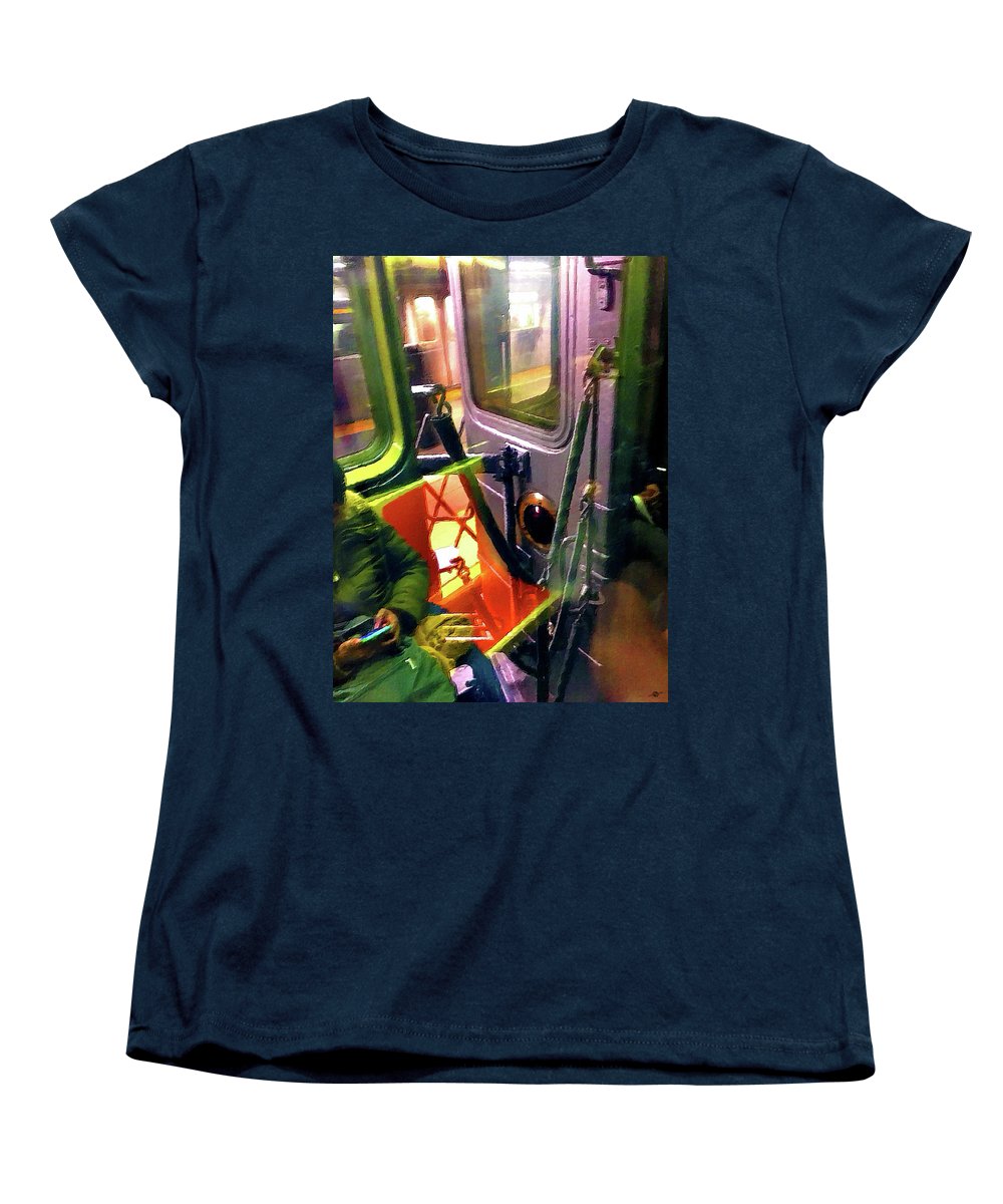 Painting On The New York City Subway - Women's T-Shirt (Standard Fit)