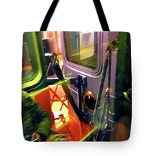 Painting On The New York City Subway - Tote Bag