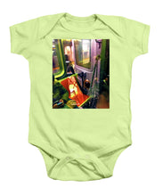Painting On The New York City Subway - Baby Onesie