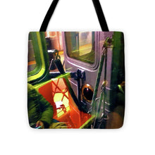 Painting On The New York City Subway - Tote Bag