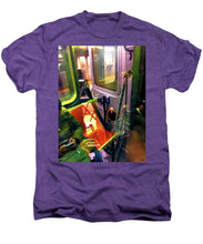 Painting On The New York City Subway - Men's Premium T-Shirt