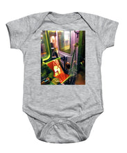 Painting On The New York City Subway - Baby Onesie