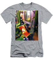 Painting On The New York City Subway - Men's T-Shirt (Athletic Fit)