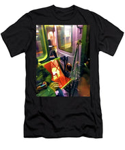 Painting On The New York City Subway - Men's T-Shirt (Athletic Fit)