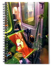 Painting On The New York City Subway - Spiral Notebook