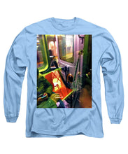 Painting On The New York City Subway - Long Sleeve T-Shirt