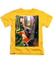 Painting On The New York City Subway - Kids T-Shirt