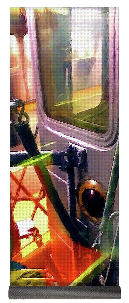 Painting On The New York City Subway - Yoga Mat