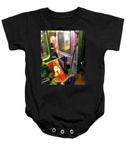 Painting On The New York City Subway - Baby Onesie