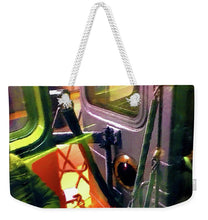 Painting On The New York City Subway - Weekender Tote Bag