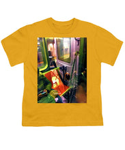 Painting On The New York City Subway - Youth T-Shirt