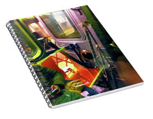 Painting On The New York City Subway - Spiral Notebook