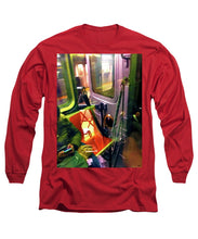 Painting On The New York City Subway - Long Sleeve T-Shirt
