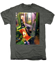 Painting On The New York City Subway - Men's Premium T-Shirt