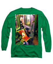Painting On The New York City Subway - Long Sleeve T-Shirt