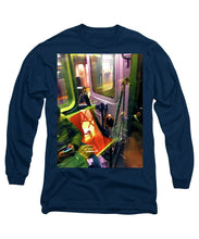 Painting On The New York City Subway - Long Sleeve T-Shirt