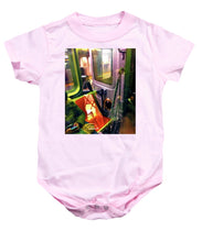 Painting On The New York City Subway - Baby Onesie