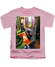 Painting On The New York City Subway - Kids T-Shirt