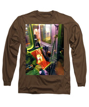 Painting On The New York City Subway - Long Sleeve T-Shirt