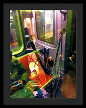 Painting On The New York City Subway - Framed Print