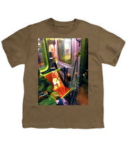 Painting On The New York City Subway - Youth T-Shirt