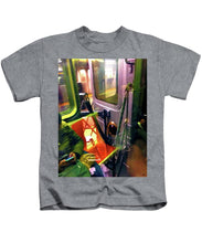 Painting On The New York City Subway - Kids T-Shirt