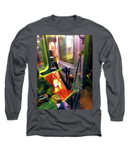 Painting On The New York City Subway - Long Sleeve T-Shirt