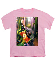 Painting On The New York City Subway - Youth T-Shirt