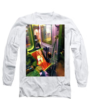 Painting On The New York City Subway - Long Sleeve T-Shirt