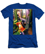 Painting On The New York City Subway - Men's T-Shirt (Athletic Fit)