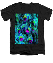 Peacock Or Flower 1 - Men's V-Neck T-Shirt