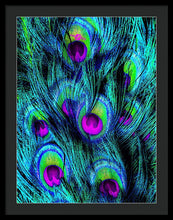 Peacock Or Flower 1 - Framed Print