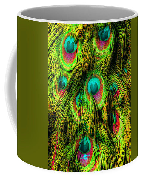 Peacock Or Flower 3 - Mug